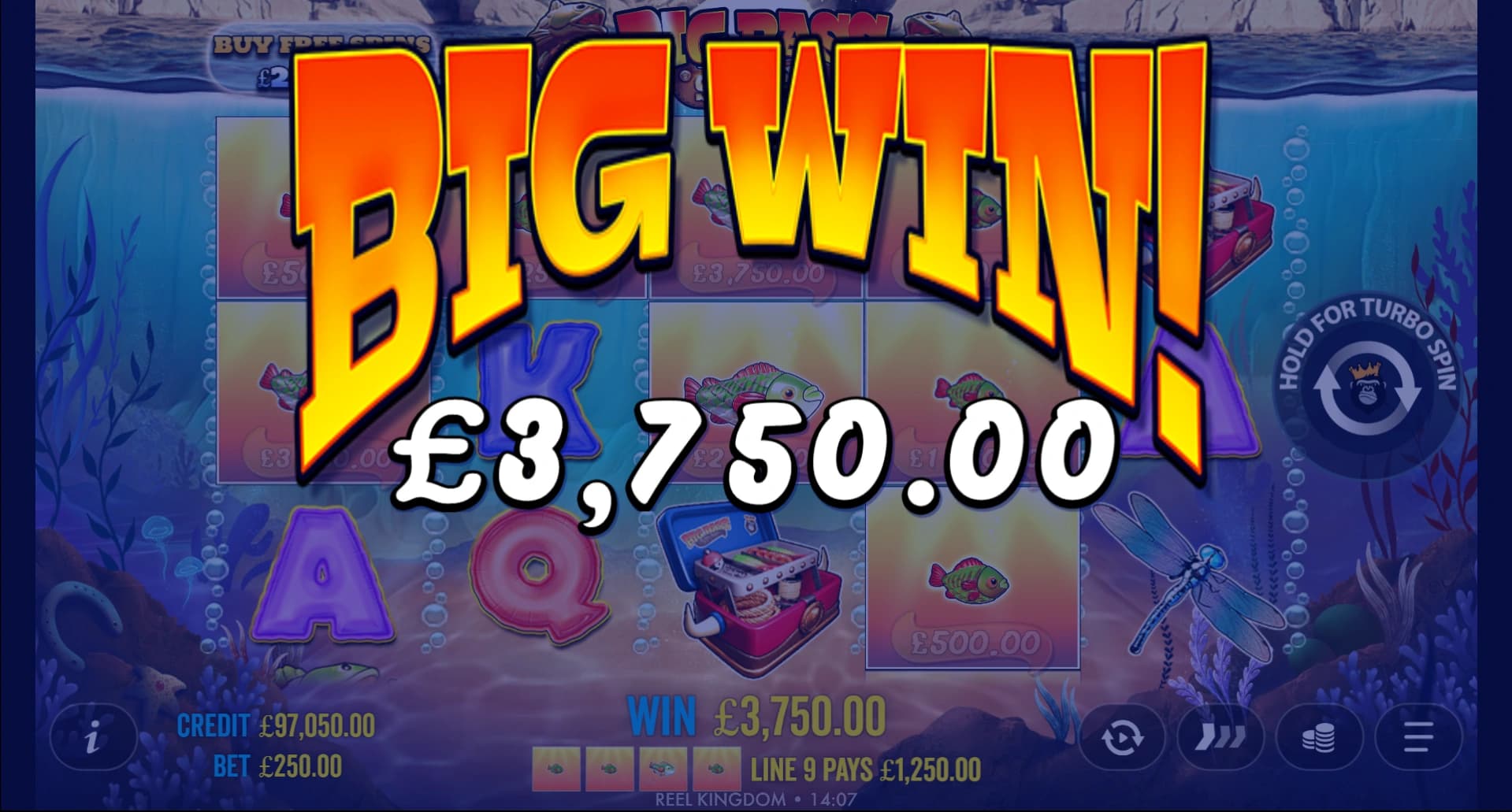 Big Bass Splash volatility in play